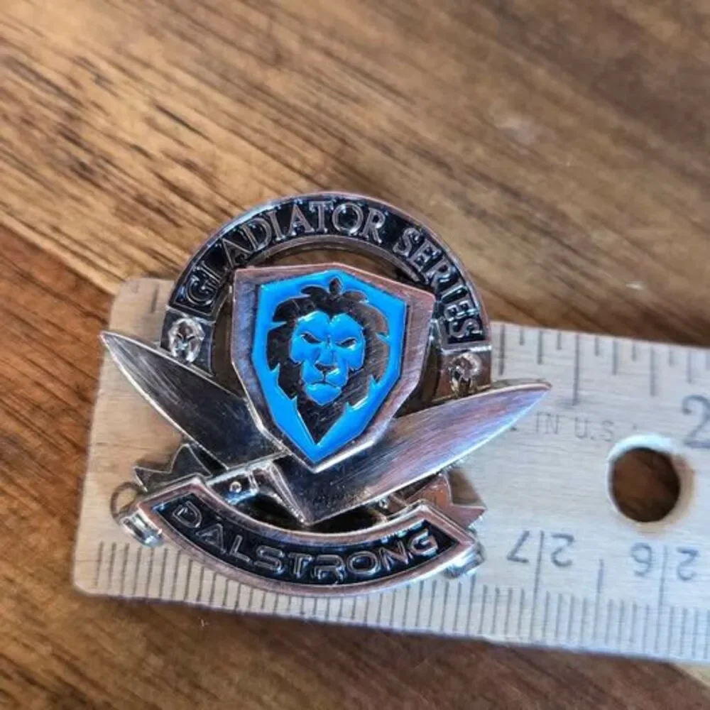 Dalstrong Gladiator Series Lion Shield Crossed Knives Enamel Lapel Pin Chef
